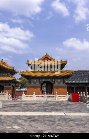 Peking jeder Kaiser Tempel Pavillon Stockfoto