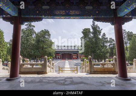 Peking jeder Kaisertempel - Jingde Tür Stockfoto