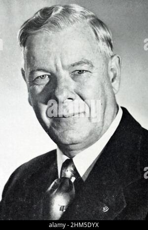 HENDRIK VERWOERD (1901-1966) Südafrikanischer Politiker als Premierminister im Jahr 1960 Stockfoto