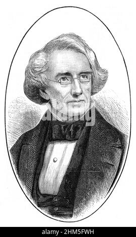 Samuel Finley Breese Morse (1791-1872), amerikanischer Künstler und Erfinder Stockfoto