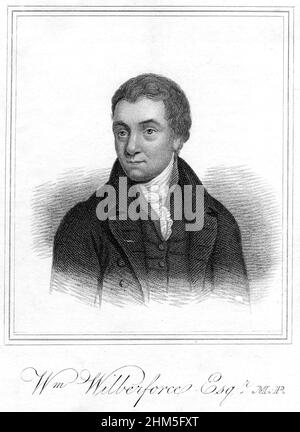 William Wilberforce (1759-1833) englischer Philanthropin Stockfoto