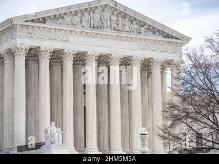 US Supreme Court Building, Washington DC Stockfoto