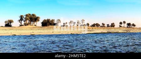 Wunderschöne Aussicht auf Umm Bab Beach QATAR Stockfoto
