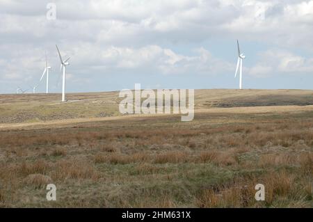 Windpark - Ding Quarry Stockfoto