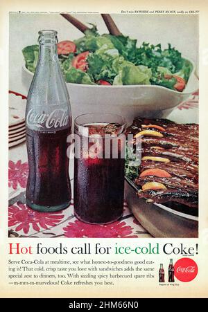 Werbespot des Magazins „Good Housekeeping“ vom September 1962, USA Stockfoto