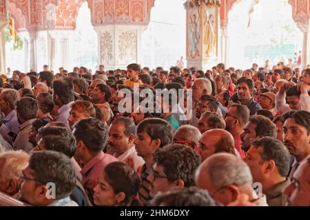 Govind Dev Ji Temple Menschen beten in Jaipur Indien Stockfoto