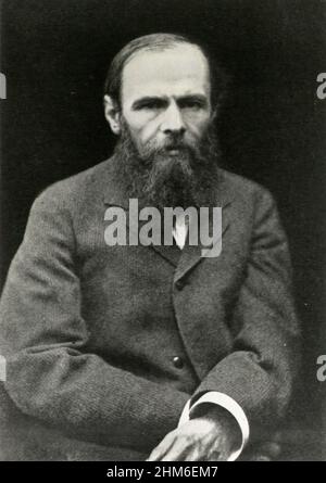 Der russische Schriftsteller Fjodr Dostojewski im Jahre 1881, im Alter von 59 Jahren Stockfoto