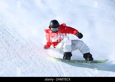 Zhangjiakou, Hebei, China. 6th. Februar 2022. Kokomo Murase (JPN) Snowboarden: Frauen-Slopestyle-Finale während der Olympischen Winterspiele 2022 in Peking im Genting Snow Park in Zhangjiakou, Hebei, China . Kredit: YUTAKA/AFLO SPORT/Alamy Live Nachrichten Stockfoto