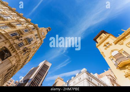 Schöne Aussicht auf das Stadtbild von Castellón de la Plana Stockfoto