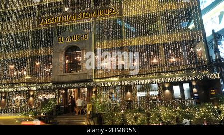 El Gaucho Argentinisches Steakhouse Soi Sukhumvit 19 Khlong Toei Nuea Bangkok Thailand Stockfoto