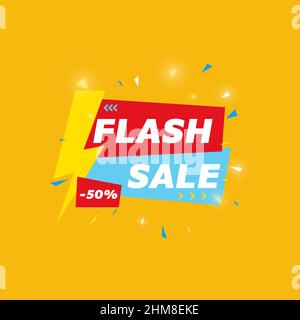 Flash-Werbebanner Stock Vektor