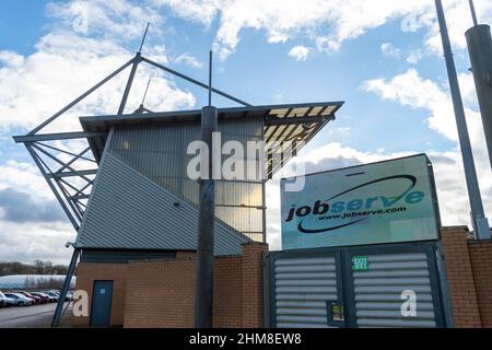 Allgemeine Ansicht des Jobserve Community Stadions, Heimat von Colchester United - Colchester United / Swindon Town, Sky Bet League Two, JobServe Community Stadium, Colchester, Großbritannien - 29th. Januar 2022 nur zur redaktionellen Verwendung - es gelten die Einschränkungen von DataCo Stockfoto