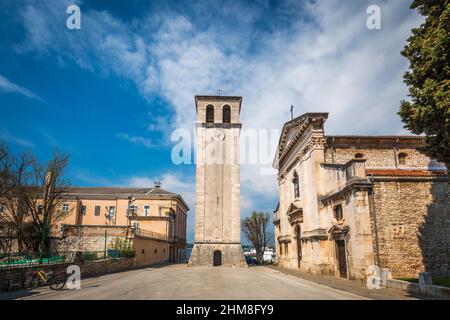 Die Kathedrale in Pula, Kroatien, Europa. Stockfoto