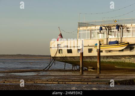 Leigh-on-Sea auf der Nordseite der Themse-Mündung, Essex, England, Großbritannien Stockfoto