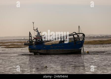 Leigh-on-Sea auf der Nordseite der Themse-Mündung, Essex, England, Großbritannien Stockfoto