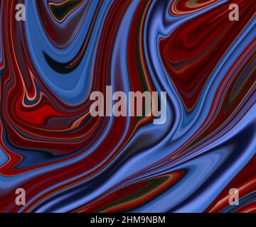 Flüssige Kunstfarbe von Visax Stockfoto