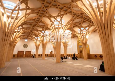 Cambridge, im Februar 4th 2022: Die Central Mosque in Mill Road, Cambridge Stockfoto