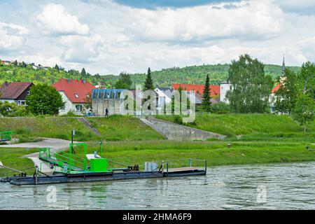 Deutschland, Kelheim, alte süddeutsche Stadt der Donau und Altmühl und des Rhein-Donau-Kanals. Ort der Völkerschlacht Stockfoto