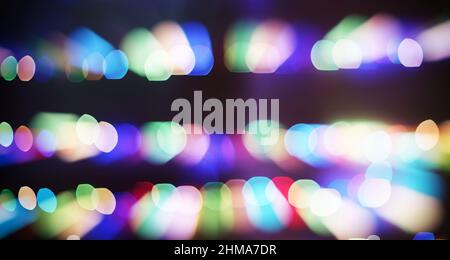 Helle Lichtpunkte abstrakte bokeh Textur Hintergrund verschwommen Stockfoto