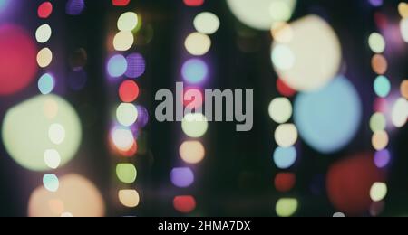 Helle Lichtpunkte abstrakte bokeh Textur Hintergrund verschwommen Stockfoto