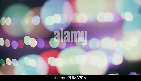 Helle Lichtpunkte abstrakte bokeh Textur Hintergrund verschwommen Stockfoto