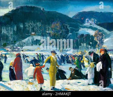 Love of Winter von George Bellows (1882-1925), Öl auf Leinwand, 1914 Stockfoto