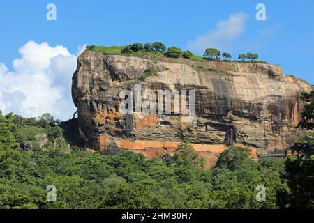 Alte Felsenfestung von Sigiriya in Sri Lanka Stockfoto