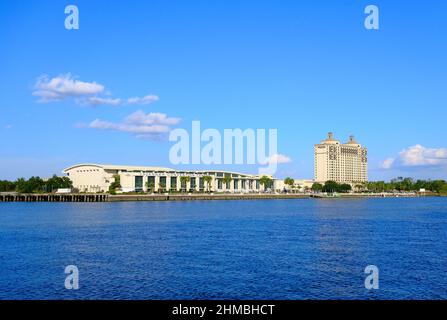 Savannah Convention Center und Westin Hotel Stockfoto