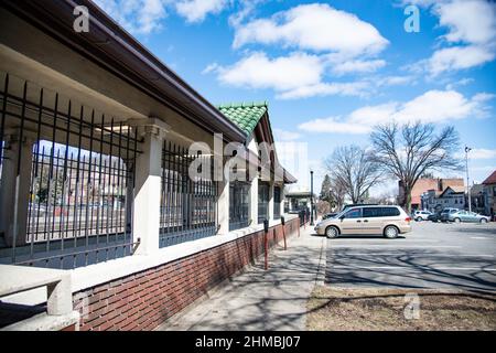 Streets of Ridgewood ist ein Dorf im Bergen County, New Jersey, USA. Stockfoto