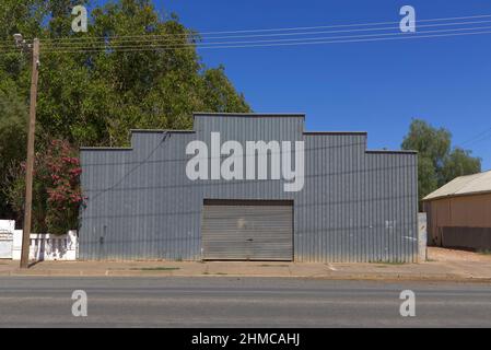 Geschäftsgebäude in Wilcannia am Darling River, New South Wales, Australien Stockfoto