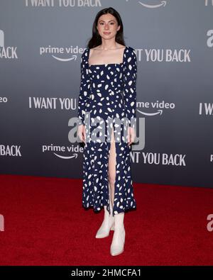 08. Februar 2022 - Los Angeles, Kalifornien - Quinn Cooke. Amazon Prime Videoâ €™s Los Angeles Premiere ''I Want You Back' (Kreditbild: © Billy Bennight / AdMedia über ZUMA Press Wire) Stockfoto