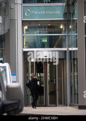 Pinsent Masons LLP International Law Firm Offices in Central London Stockfoto