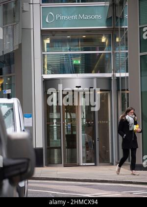 Pinsent Masons LLP International Law Firm Offices in Central London Stockfoto