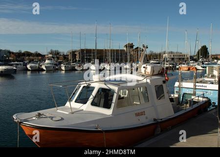 Weymouth Harbour und Marina, Dorset, England, Großbritannien Stockfoto