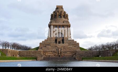 (Völkerschlachtdenkmal) Denkmal zur Völkerschlacht in Leipzig Stockfoto