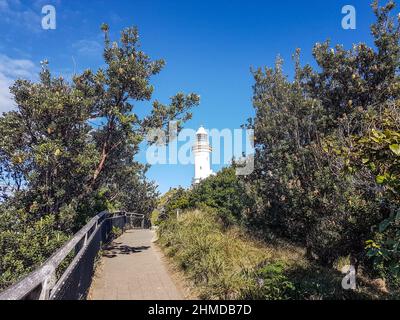 Byron Bay Lighthouse, der östlichste Punkt Australiens Stockfoto