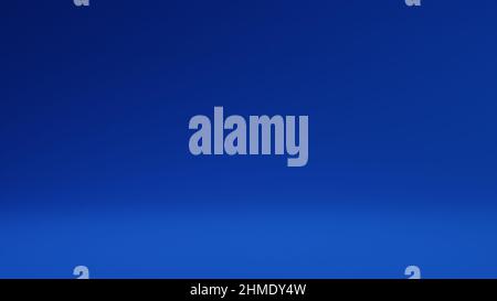 Einfacher blauer Hintergrund, Unterwasser - abstrakte Illustration, 3D Rendering Stockfoto