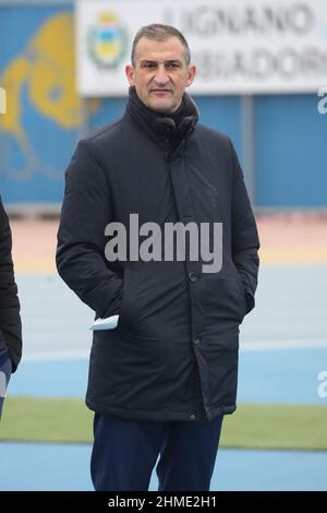 MASSIMO TARANTINO PORDENONE - SPAL CAMPIONATO CALCIO SERIE B 2021-2022 Stockfoto