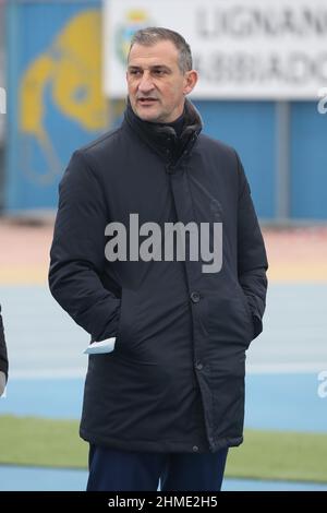 MASSIMO TARANTINO PORDENONE - SPAL CAMPIONATO CALCIO SERIE B 2021-2022 Stockfoto