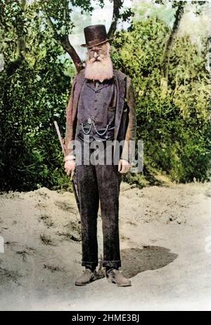 Leopold II. ROI des Belges (1835-1909). Stockfoto