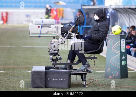 ELEVISIONE KAMERAMANN SPAL - PISA CAMPIONATO CALCIO SERIE B 2021-2022 Stockfoto