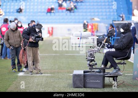 ELEVISIONE KAMERAMANN SPAL - PISA CAMPIONATO CALCIO SERIE B 2021-2022 Stockfoto