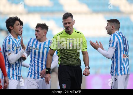 ARBITRO SPAL - BRESCIA CAMPIONATO CALCIO SERIE B 2021-2022 Stockfoto