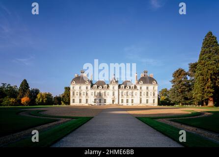 Cheverny, Schloß, Blick von Süden Stockfoto