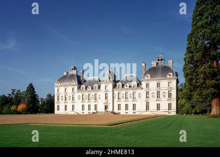 Cheverny, Schloß, Blick von Süden Stockfoto