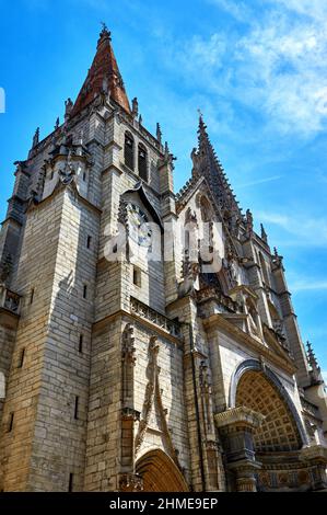 Saint-Nizier Kirche im Stadtzentrum. Lyon, Frankreich Stockfoto