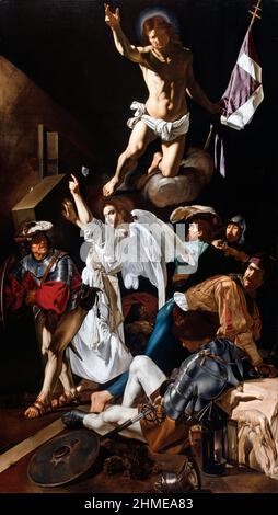 Die Auferstehung von Francesco Buoneri (1588/90-nach 1620), Öl auf Leinwand, 1619/20 Stockfoto