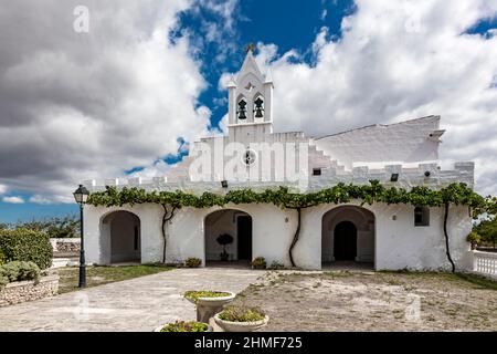 Kirche Ermita de Sant Joan de Missa, Menorca, Balearen, Spanien Stockfoto