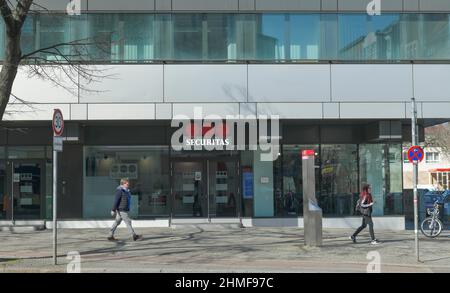 Securitas Sicherheitsdienst, Potsdamer Straße, Tiergarten, Berlin, Deutschland Stockfoto