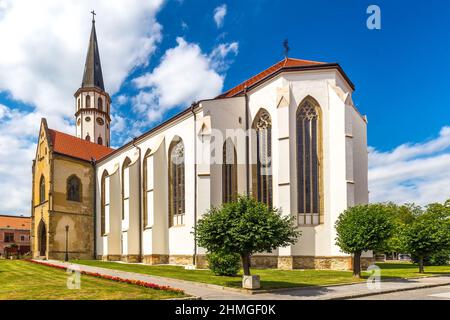 Die Basilika des heiligen Jakobus in Levoca Stadt, Slowakei, Europa. Stockfoto